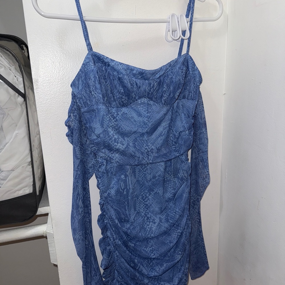 Oh Polly Blue Women's Dress